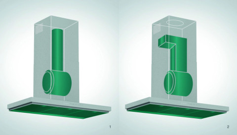 Вытяжка пристенная Gorenje WHT6SYW  - Фото  1
