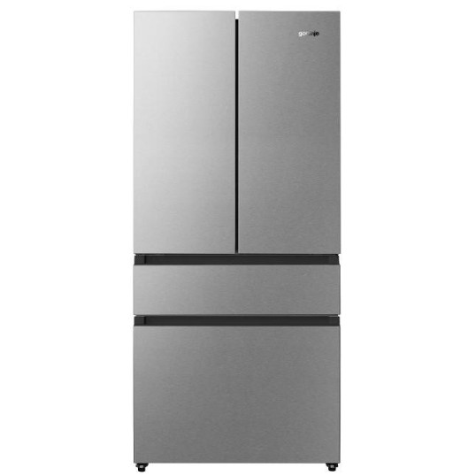 Холодильник з «французькими» дверцятами Gorenje NRM8181UX