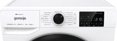 Стиральная машина узкая Gorenje WPNEI82SBSWIFI/UA  - Фото  1