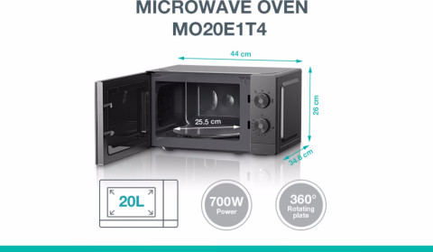 Мікрохвильова піч Gorenje MO20E1T4  - Зображення  2