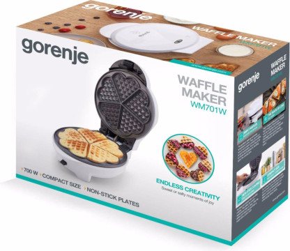 Вафельниця бутербродниця Gorenje WM701W - Зображення  12