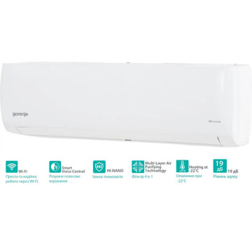 Кондиціонер спліт Gorenje TITAN26 CJ  - Зображення  1