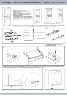 Планка з'єднувальна Gorenje SKHNE80W/PL (для комплекту сушилка-пралка)  - Зображення  2