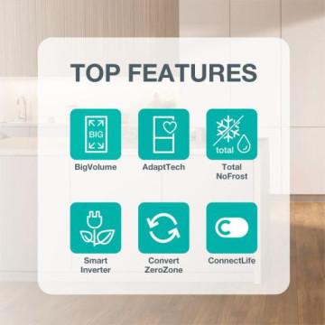 Холодильник комбінований Gorenje NRB620E61X4WFE  - Зображення  1