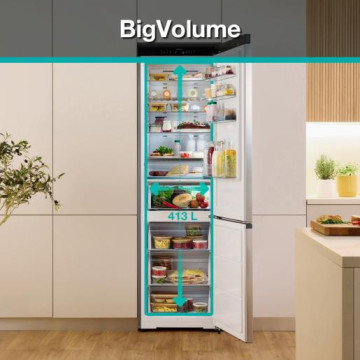 Холодильник комбінований Gorenje NRB620E61X4WFE  - Зображення  7