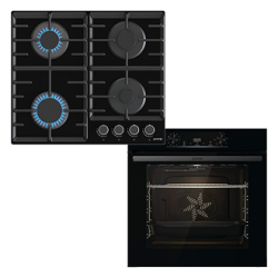 Комплект Дух.шафа + Вар.поверхня газ. Gorenje BO6735E02BK + GT642AB