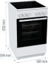 Плита електрична Gorenje GEC5A61WG - Зображення  6
