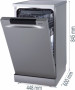 Посудомийна машина Gorenje GS541D10X - Зображення  5