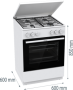 Плита газовая Gorenje GG6A11WH - Фото  8