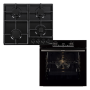 Комплект Дух.шафа + Вар.поверхня газ. Gorenje BO6735E02BK + G641EB