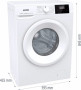 Стиральная машина Gorenje WNGPI72SBS/UA  - Фото  1