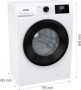 Пральна машина GORENJE W3NGPI62SBS/UA - Зображення  3