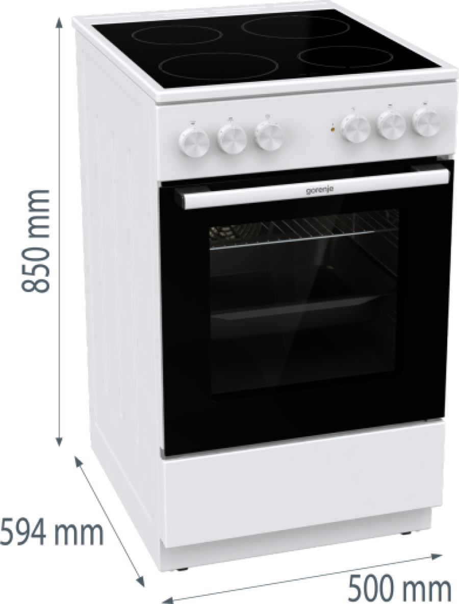  Плита электрическая Gorenje GEC5A61WG 