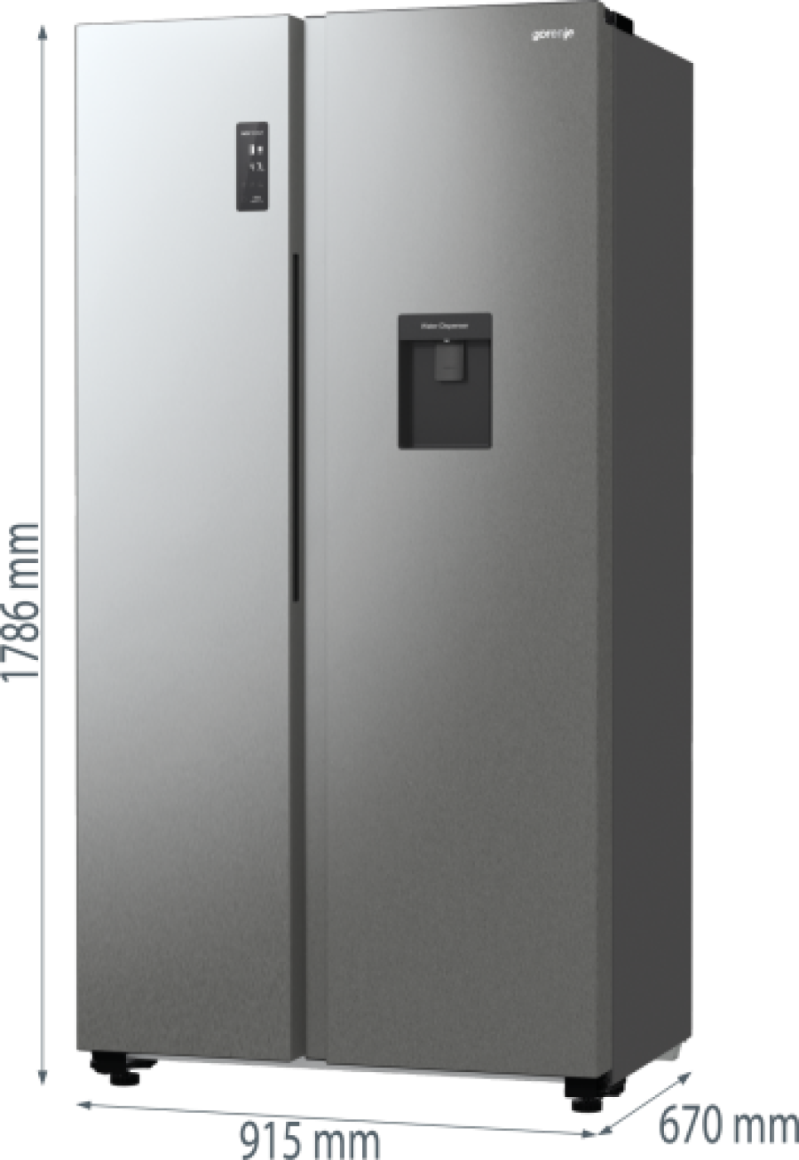  Холодильник Side-by-Side Gorenje NRR9185EAXLWD 