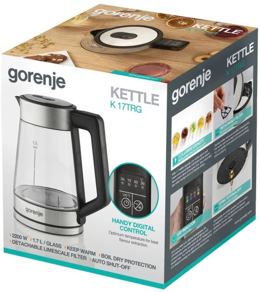  Електрочайник Gorenje K17TRG 