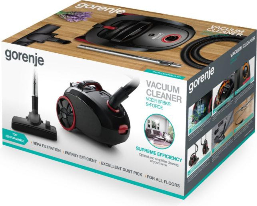  Пылесос Gorenje VCE21SFBKR 