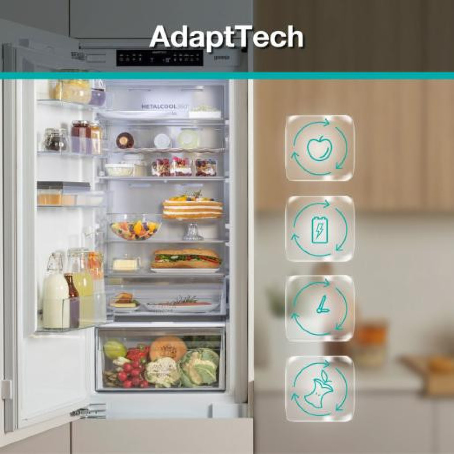  Холодильник вбудований Gorenje NRKI517E61WF 