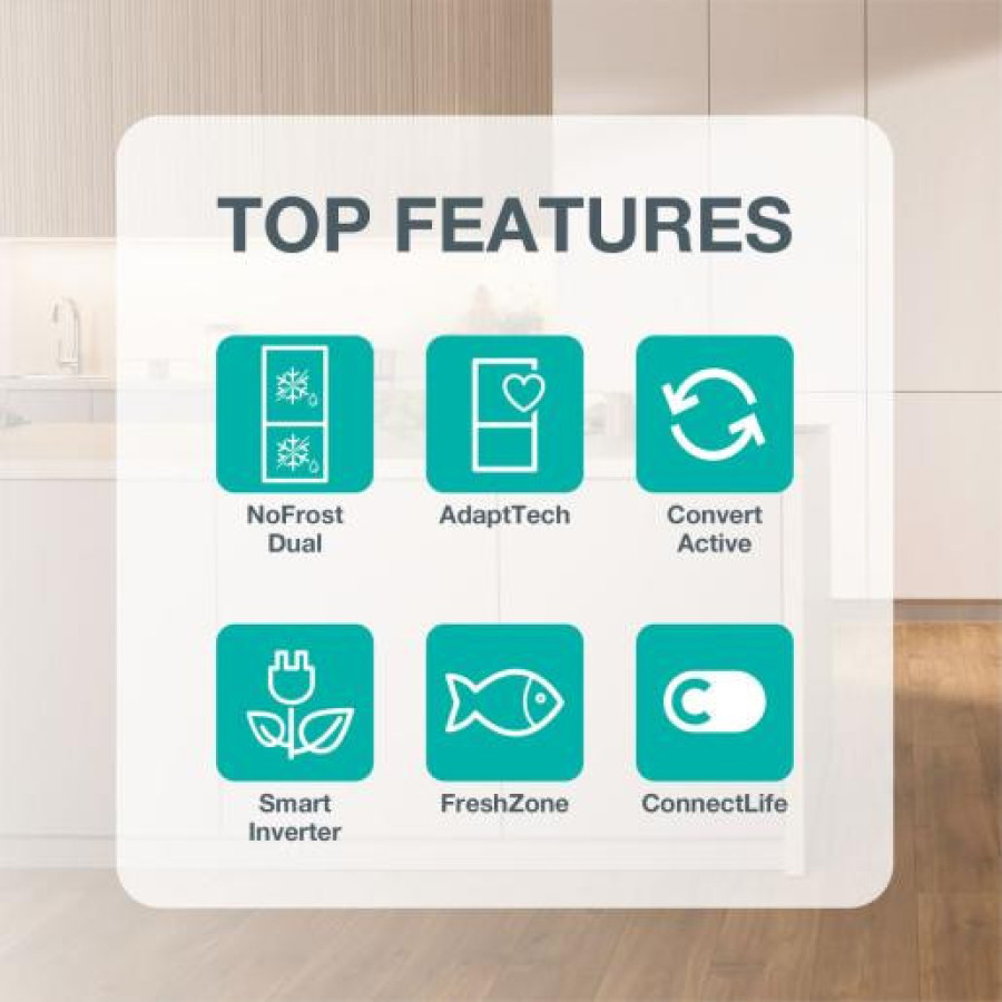  Холодильник вбудований Gorenje NRKI517E61WF 