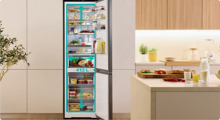  Холодильник комбінований Gorenje NRB620E6BX4WFE 
