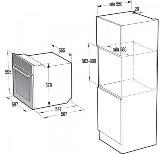 Духова шафа електрична Gorenje BOS 747 A33XG - Зображення  4