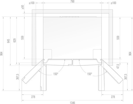 Холодильник Side-by-Side Gorenje NRM8182MX - Зображення  6