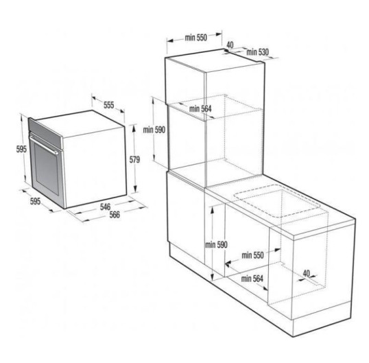 Духова шафа електрична Gorenje BOP 798 S37BG - Зображення  4