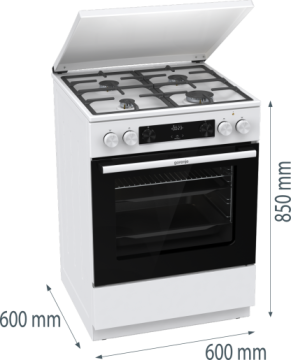 Плита комбінована Gorenje GK6C5WF  - Зображення  2