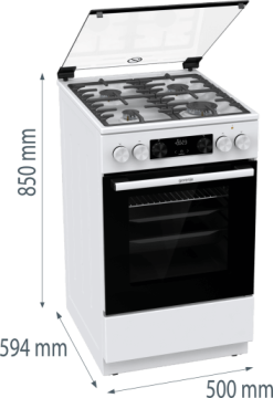 Плита комбінована Gorenje GK5C61WF  - Зображення  5