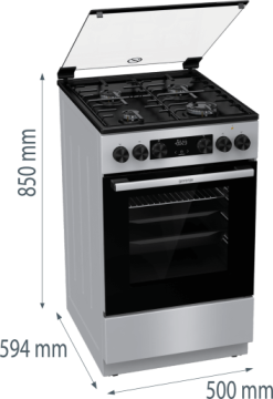 Плита комбінована Gorenje GK5C41SH  - Зображення  2