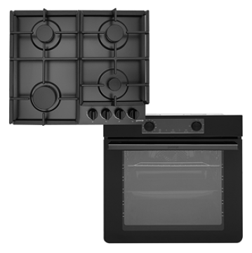 Комплект Дух.шафа + Вар.поверхня газ. Gorenje BO6737E02BG + G641EB