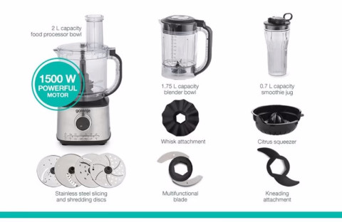 Кухонний комбайн Gorenje SBR1500E  - Зображення  10