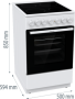 Плита електрична Gorenje GEC5B41WG  - Зображення  9