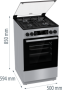 Плита комбінована Gorenje MEKS5121S  - Зображення  1