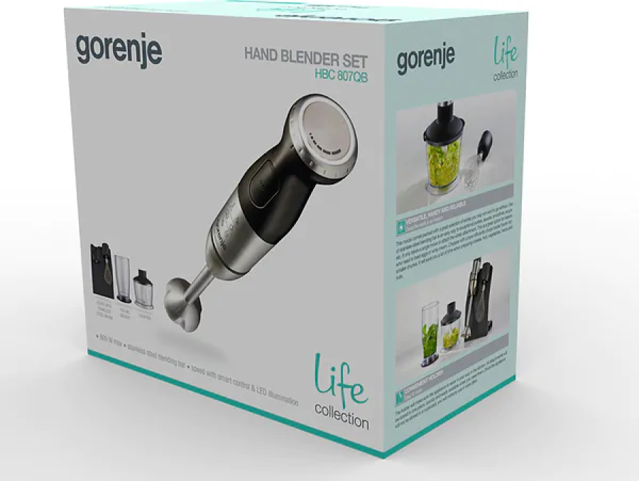  Блендер заглибний Gorenje HBC807QB (LW-3523G1) 