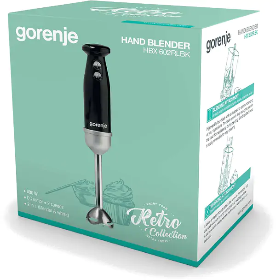  Блендер заглибний Gorenje HBX603RL 