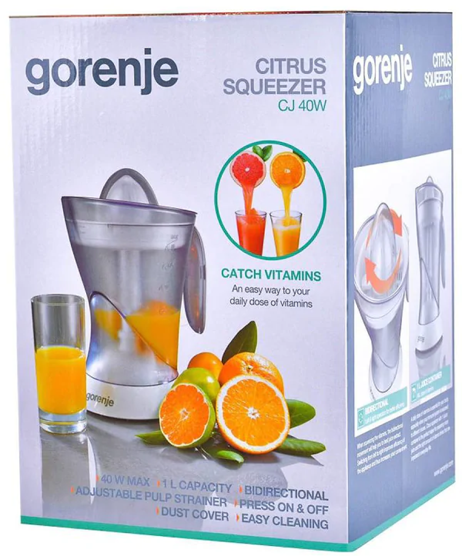  Соковитискач для цитрусових Gorenje CJ40W 