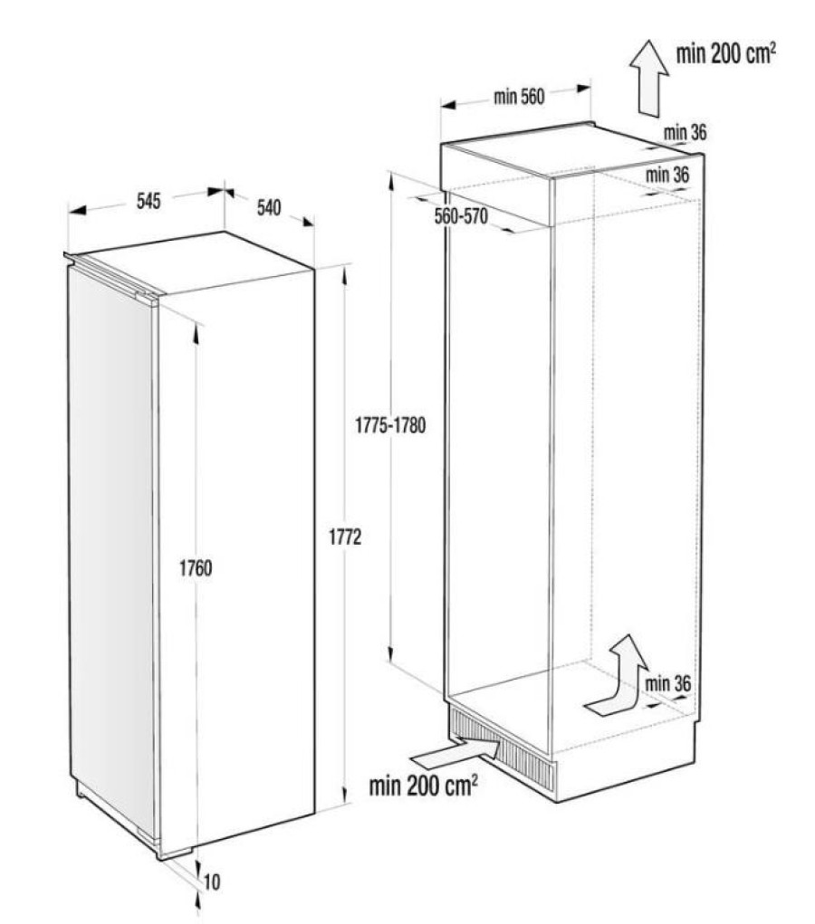  Холодильник вбудований Gorenje RI 2181 A1 