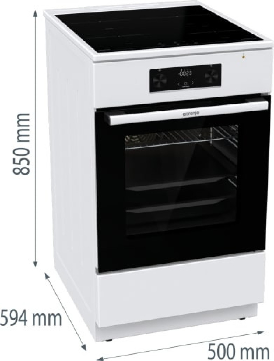  Плита електрична індукційна Gorenje GEIT5C60WPG 