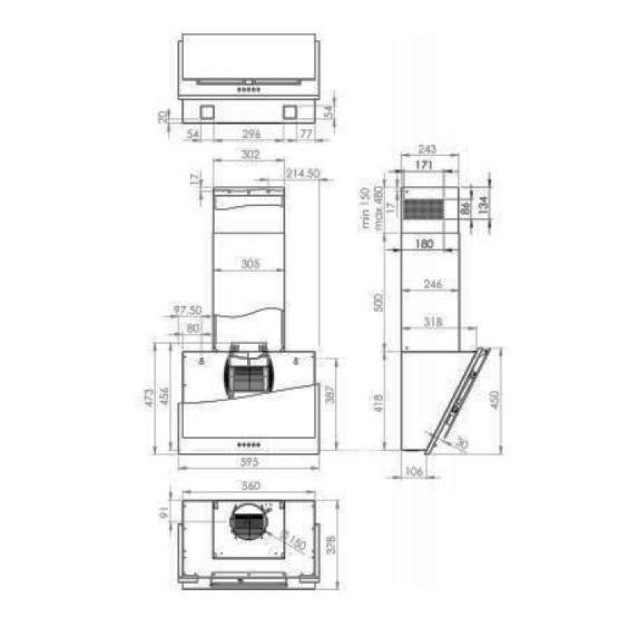  Витяжка пристінна Gorenje WHI 6 SYW 