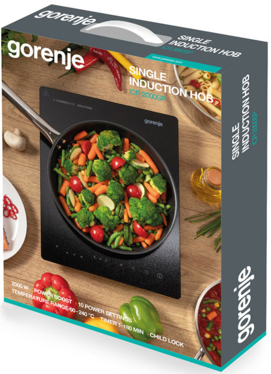  Плита індукційна настільна Gorenje ICR2000SP 