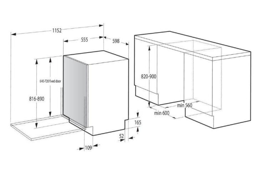  Посудомийна машина вбудована Gorenje GV 693 C61AD 