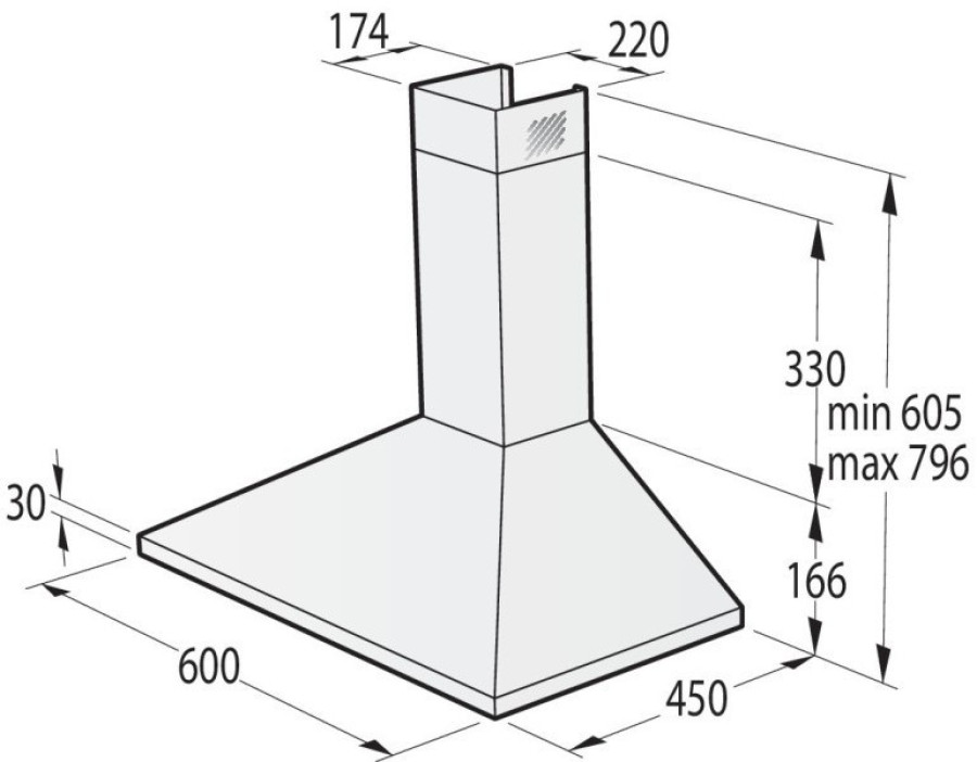  Витяжка купольна Gorenje WHC 629 E4W 