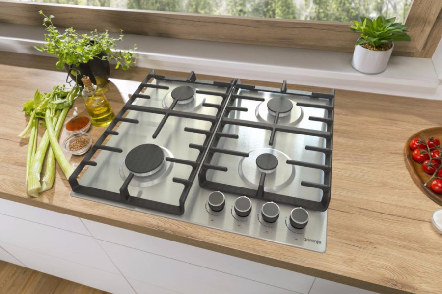  Комплект духова шафа + варильна поверхня газова Gorenje BO6737E02XK + G642ABX 