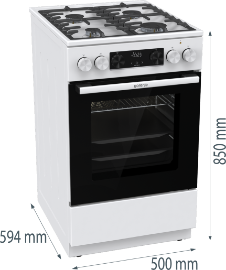  Плита комбінована Gorenje GKS5C73WF 